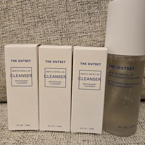 The Outset Gentle Micellar Antioxidant Cleanser x4